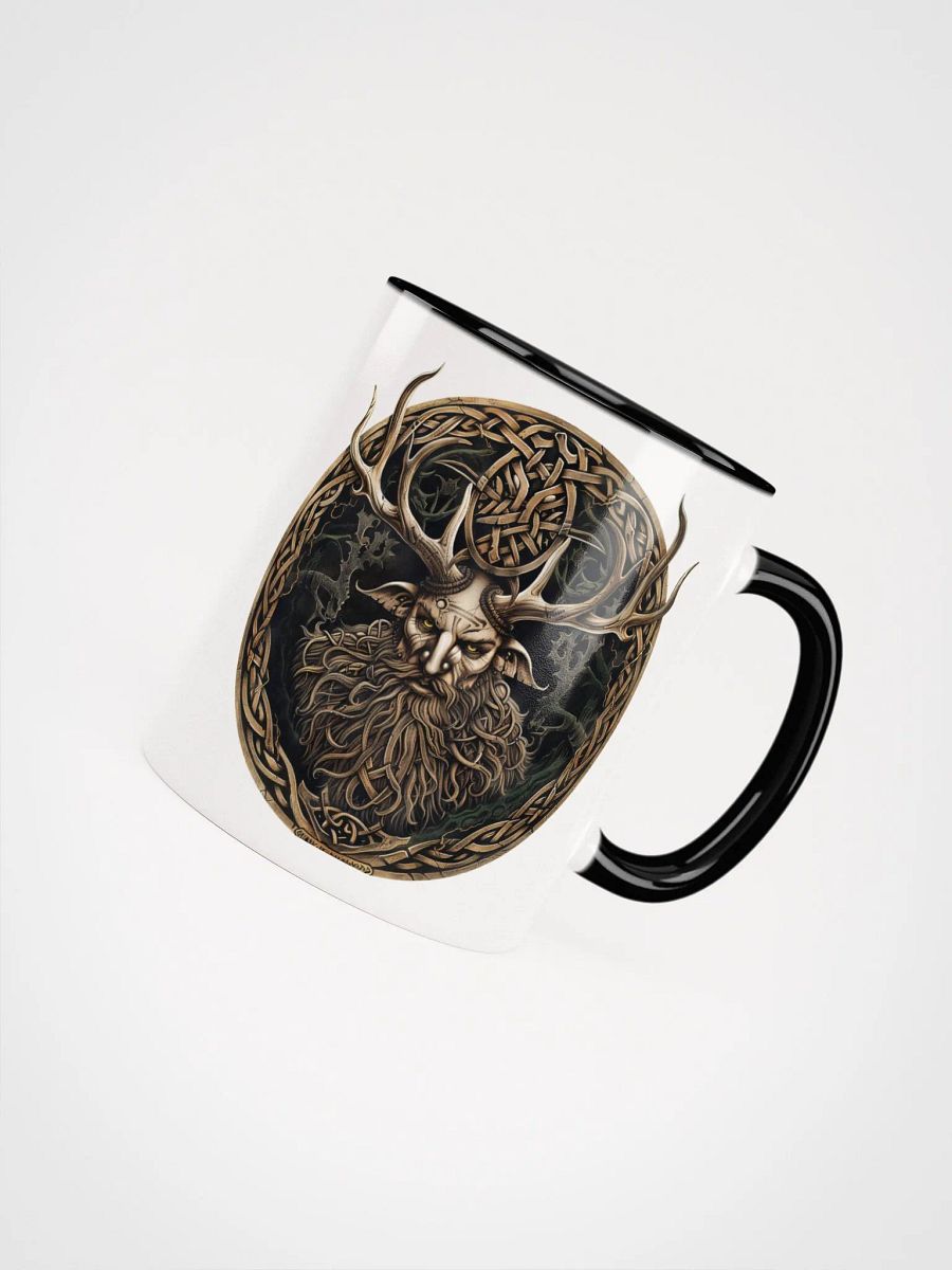 Cernunnos - The Celtic Horned God Ceramic Mug with Black Color Inside product image (4)