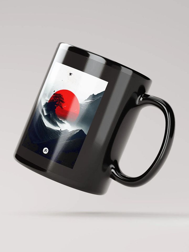 Geometric abstract art in Japanese style (front & back) product image (2)