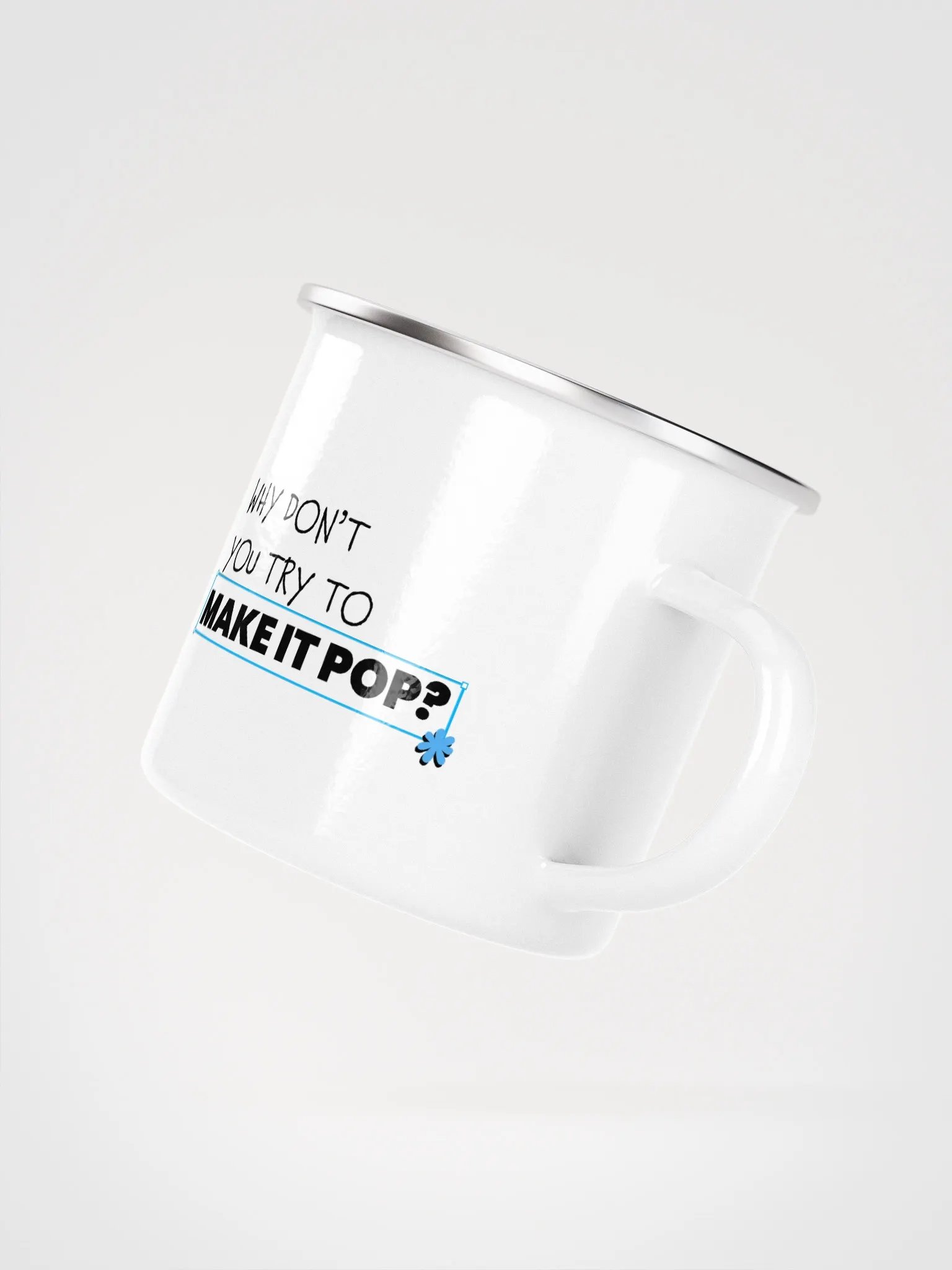 "Make it Pop" Enamel Mug product image (4)