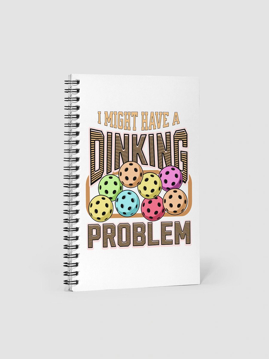 I Might Have A Dinking Problem Pickleball Whimsical Spiral Notebook product image (2)