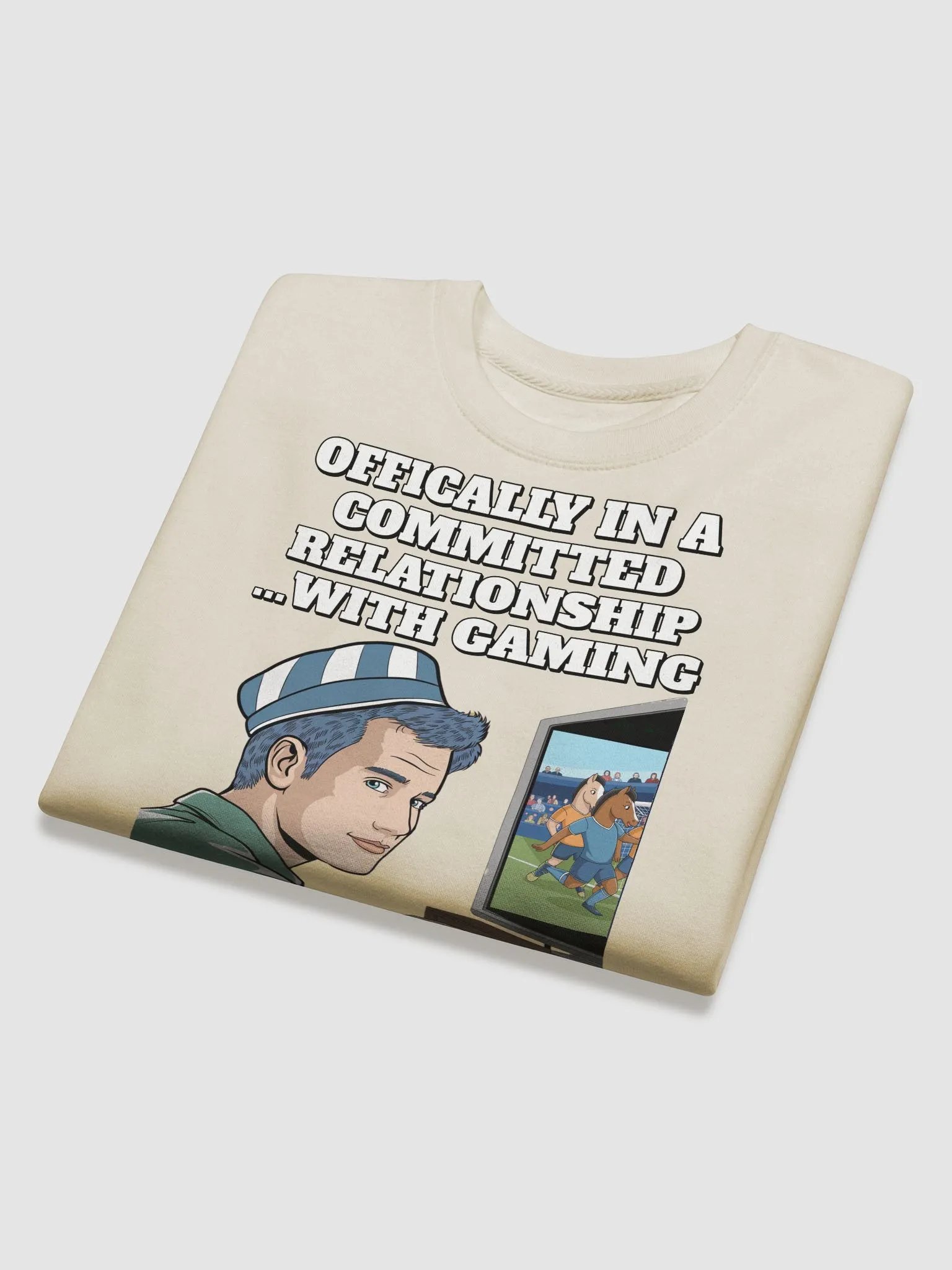 Offically In A Committed Relationship...With Gaming Funny Sweatshirt product image (3)