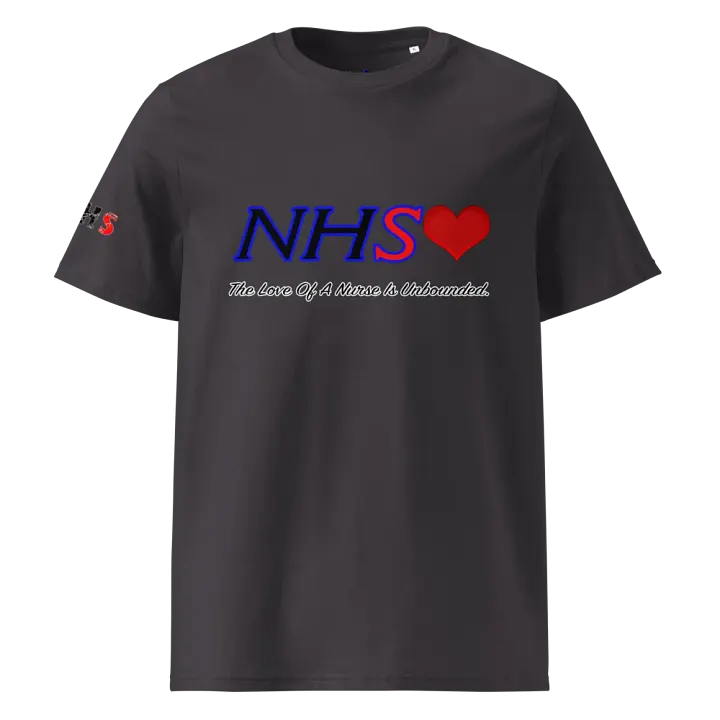 NHS Heart Shirt, Unbounded Nurse Love, NHS Apparel Love, Nurse Heart Tee, Love For NHS Nurses product image (5)