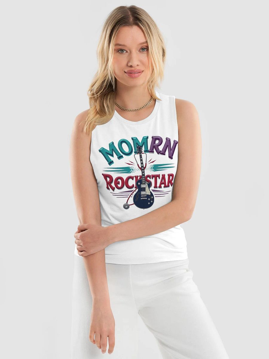 Rockstar Nurse Mom Flowy Muscle Tank product image (18)