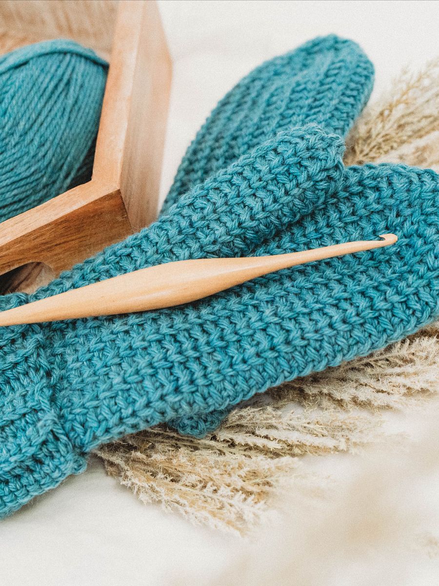 How to Crochet Mittens - Knit Purl look (9 Sizes) product image (3)