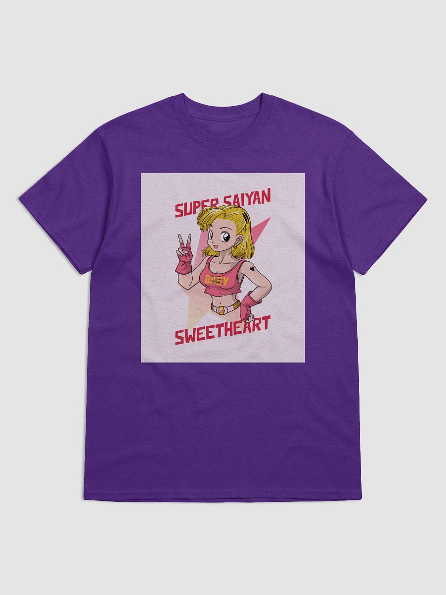 "Super Saiyan Sweetheart" Gildan Heavyweight T-Shirt - Fun & Playful Anime Style product image (1)