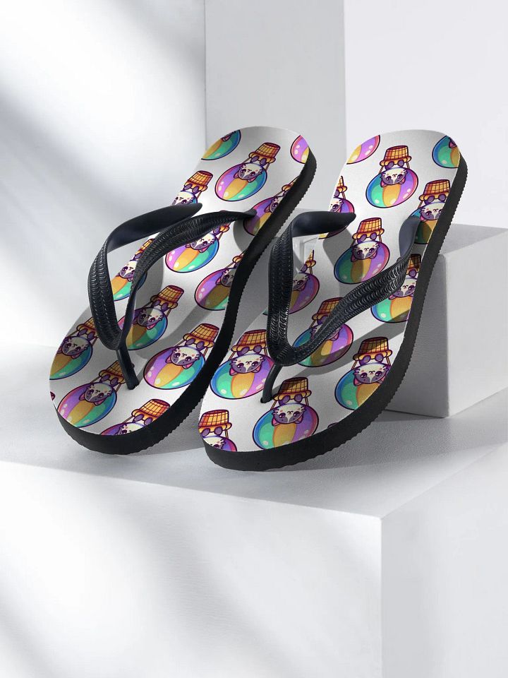 Hot Air Balloon Cats Flip Flops product image (2)