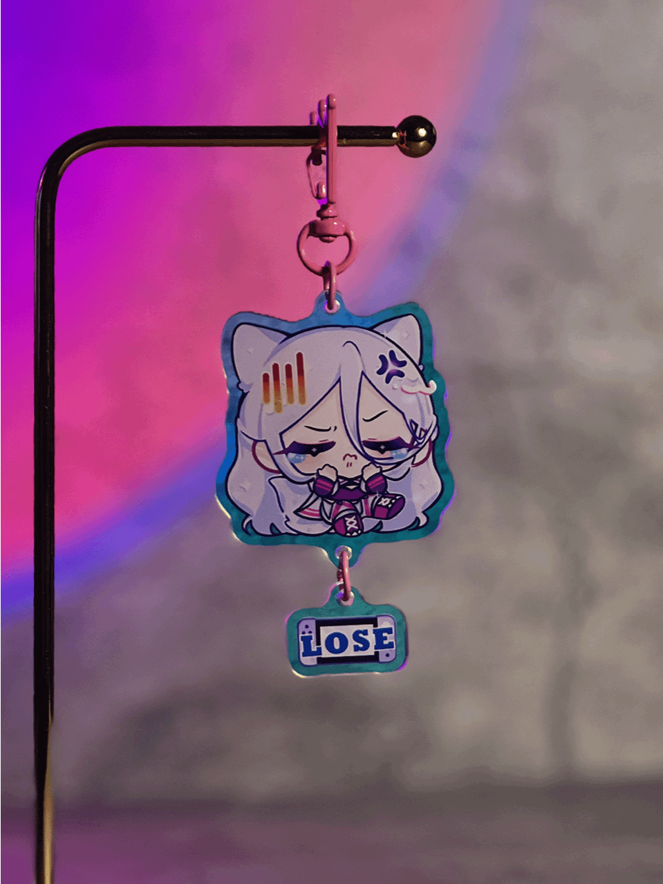[ BY NIGHT ] GAMER NIK KEYCHAIN product image (2)