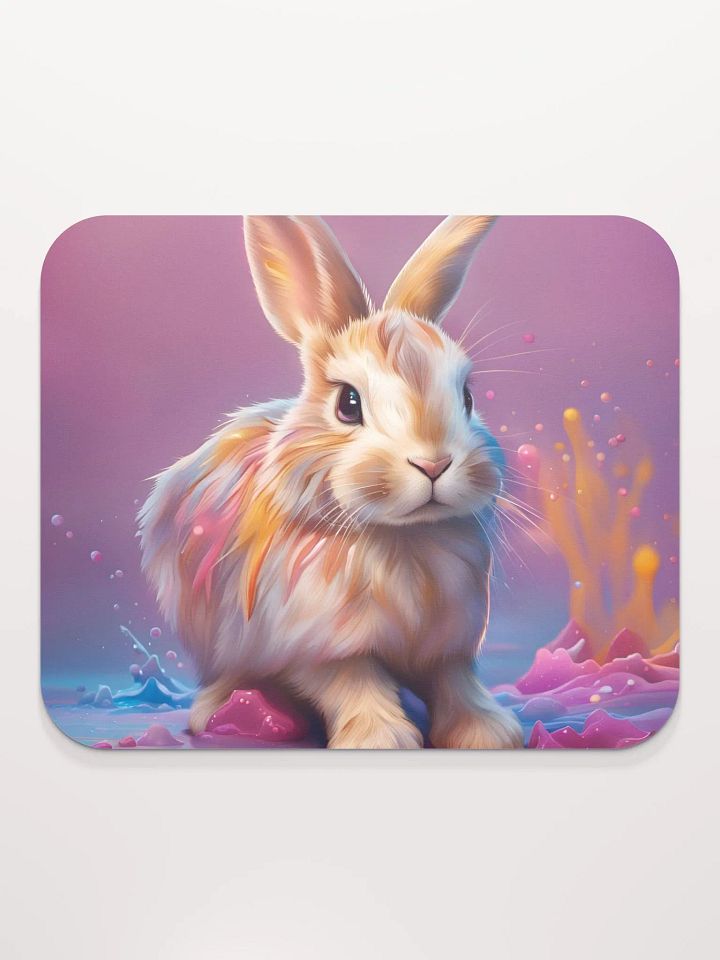 Colorful Bunny Mouse Pad product image (2)