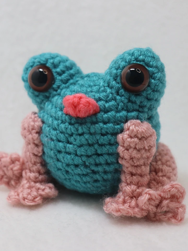 Teal and Pink Frog product image (1)