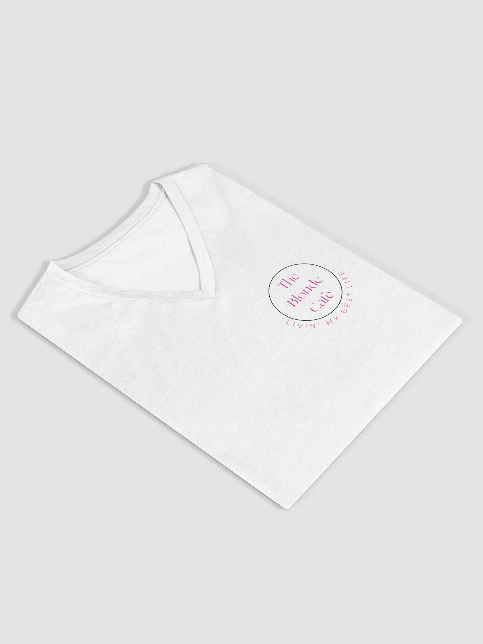 The Blonde Cafe Standard V-Neck Tee product image (4)