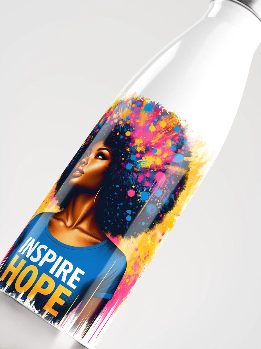 INSPIRE HOPE Afro-Inspired Stainless Steel Water Bottle product image (5)