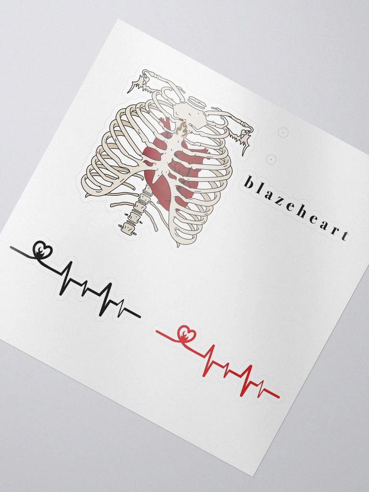 Ribcage sticker sheet product image (2)