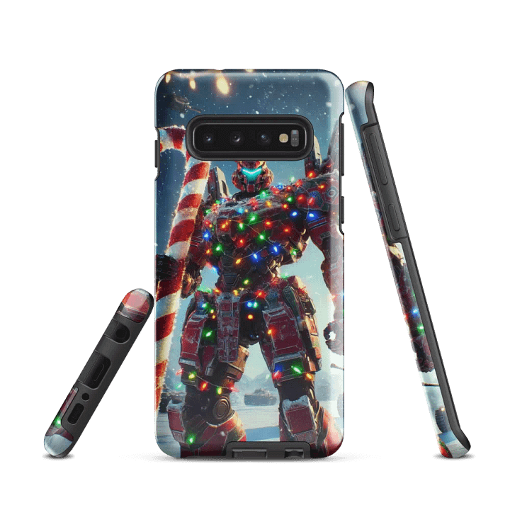 Holiday Mecha Samsung Tough Case – Festive Warrior Edition product image (1)