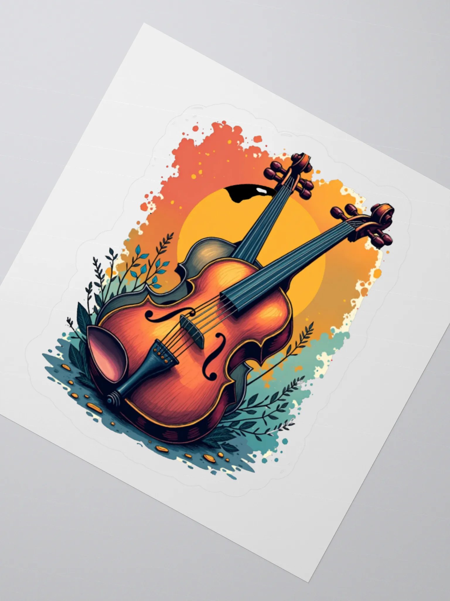 Harmony in Strings Kiss Cut Stickers product image (2)