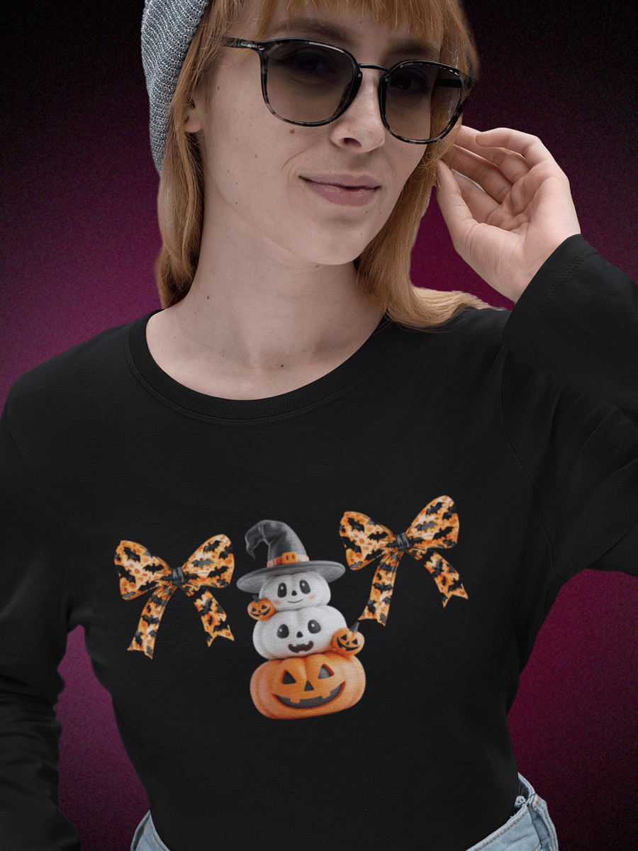 Spooky Trio Halloween Long Sleeve T-Shirt product image (1)