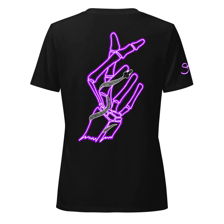 SandyVisions Skeleton Hand Women's V-Neck Tee product image (1)