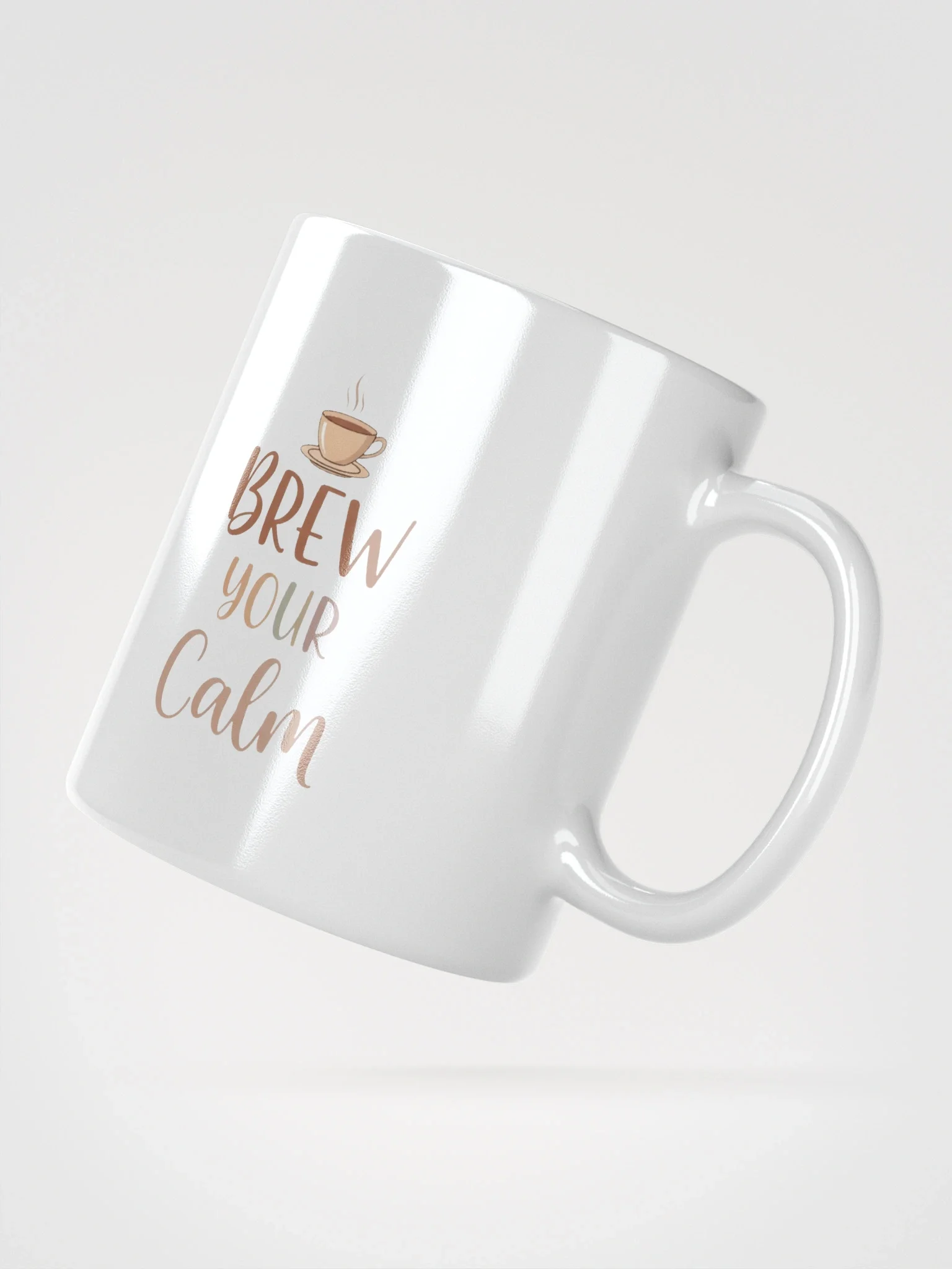 Brew Your Calm Mug – Relaxing Coffee & Tea Ceramic Cup for Stress Relief & Mindfulness product image (3)