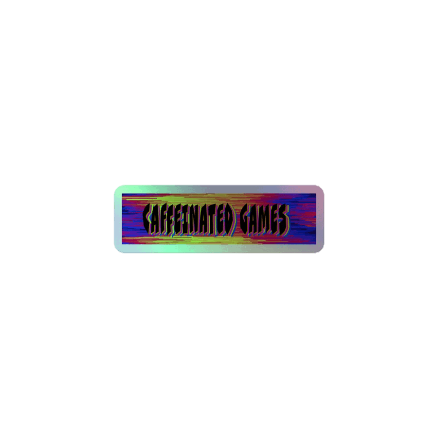 Caffeinated Games Sticker product image (1)