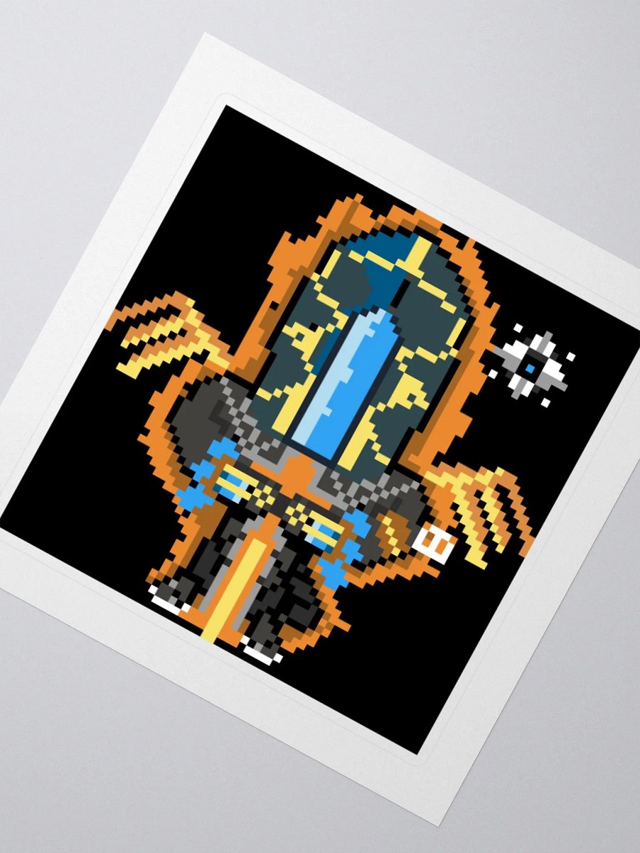 Pixel Warlock Sticker product image (4)