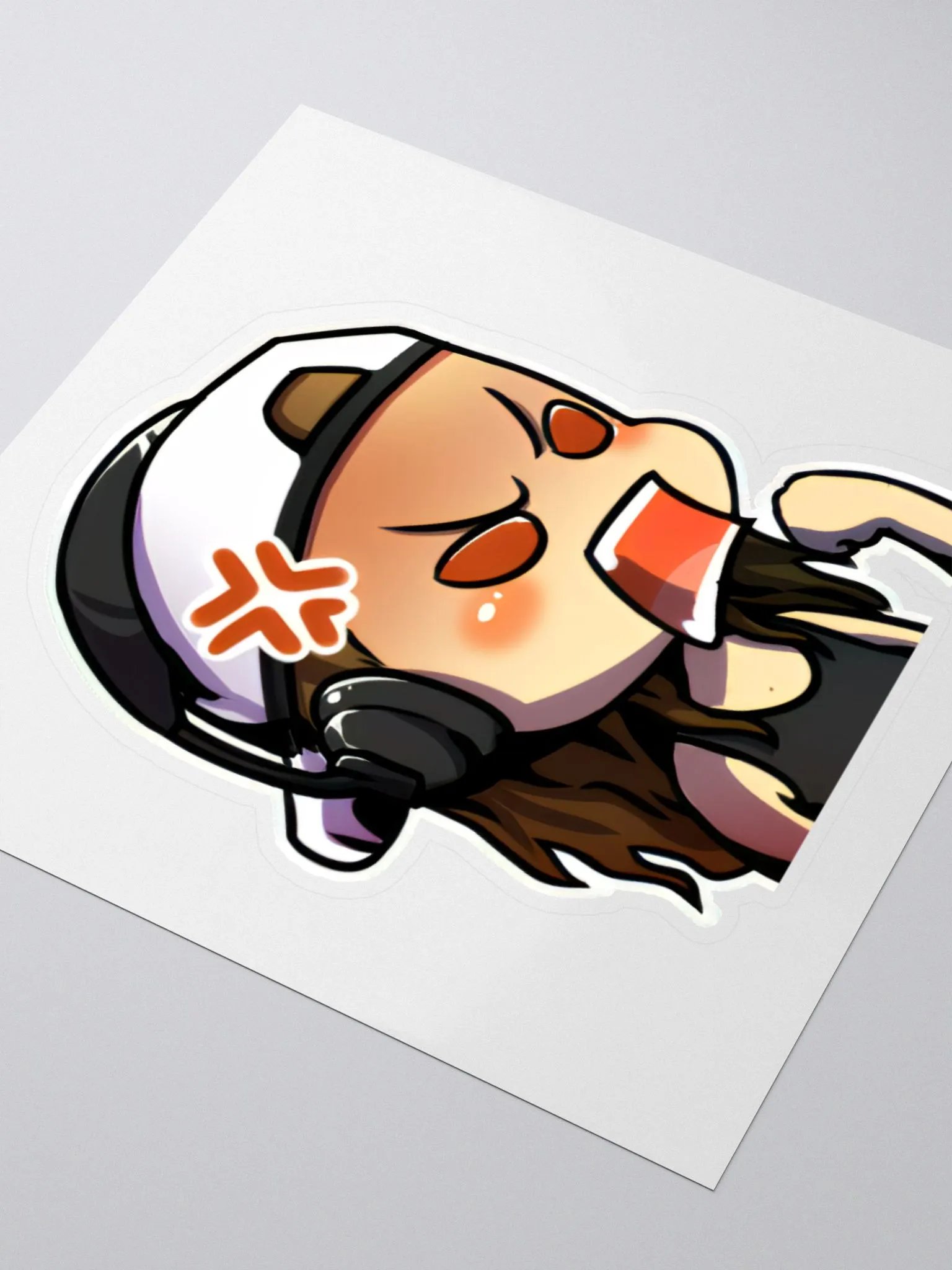 DizzyPillow Rage Emote Sticker product image (3)