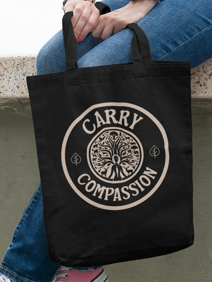 Carry Compassion Nature Lover Tote Bag product image (1)