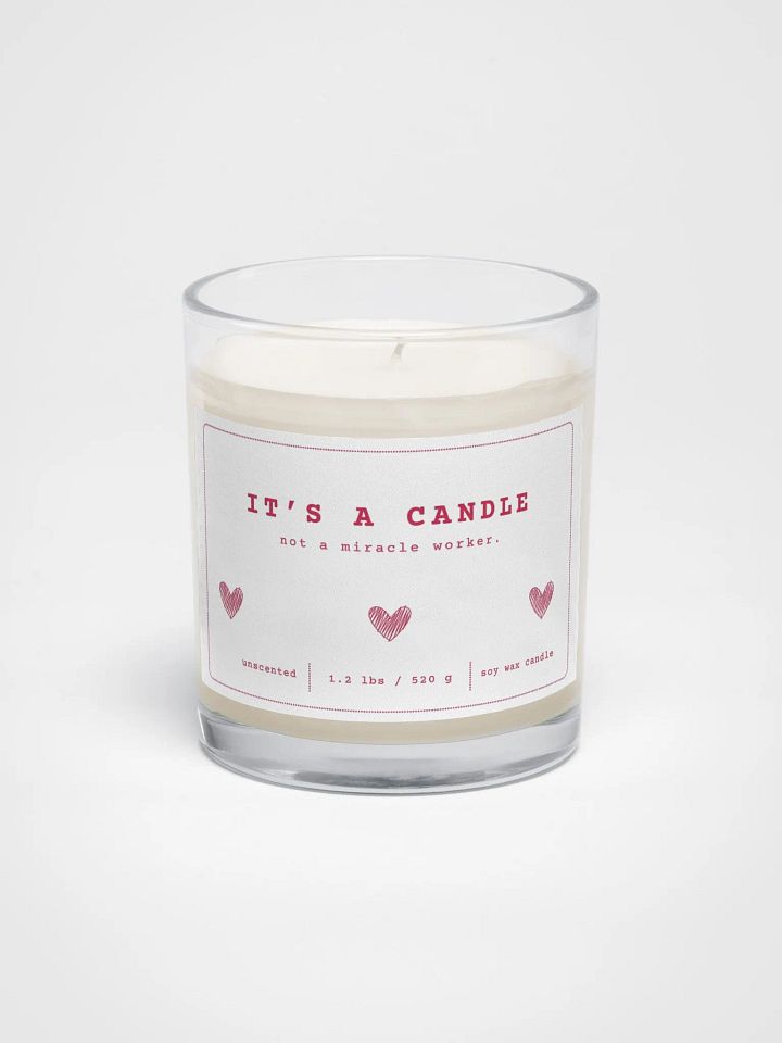 It's A Candle, Not A Miracle Worker Candle product image (1)
