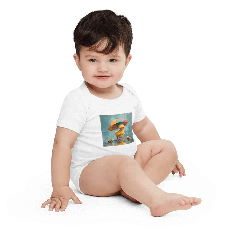 Whimsical Duckling and Friends Baby Onesie product image (4)