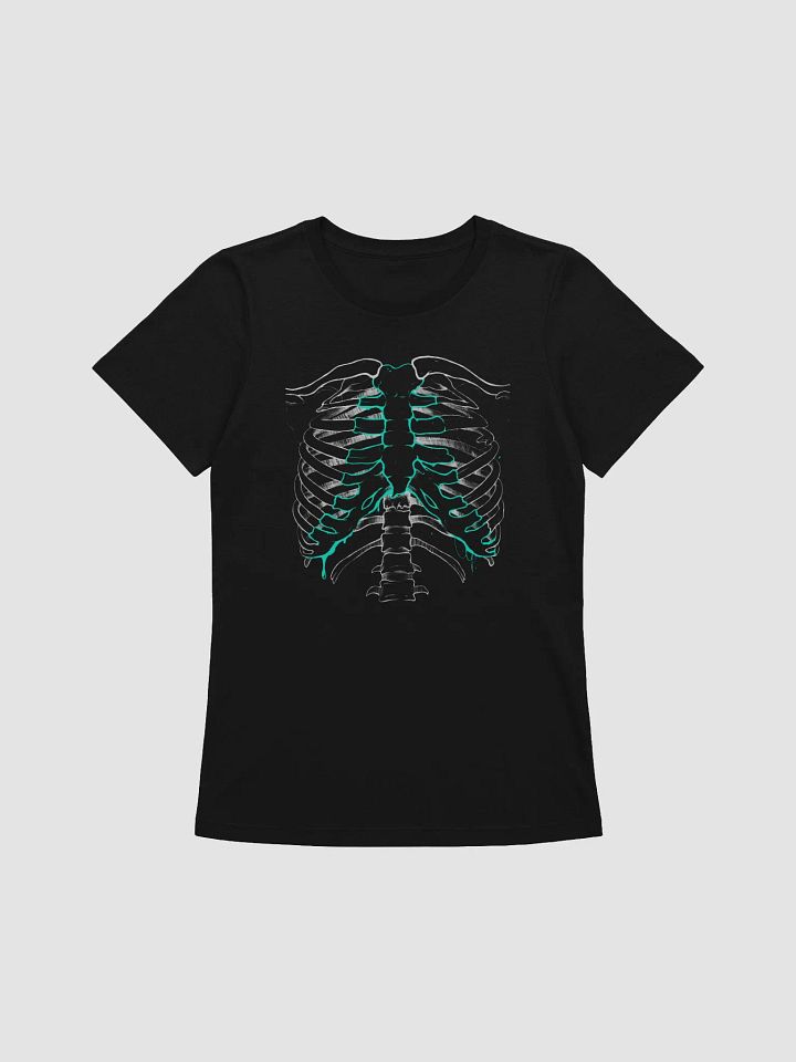 Cyan Rib Femme Line Tee - Black product image (1)