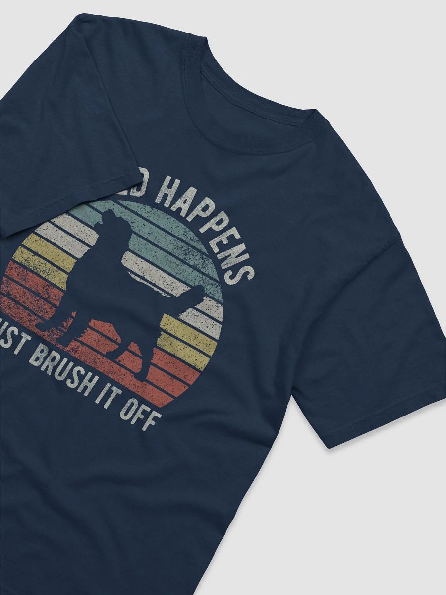 Shed Happens Tee | Funny Golden Retriever T-Shirt for Dog Lovers | Retro Vintage Sunset Dog Lover T-Shirt product image (13)
