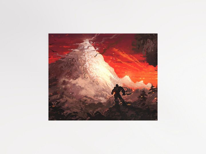 Orc Mountain Art Print, by Ryky product image (1)