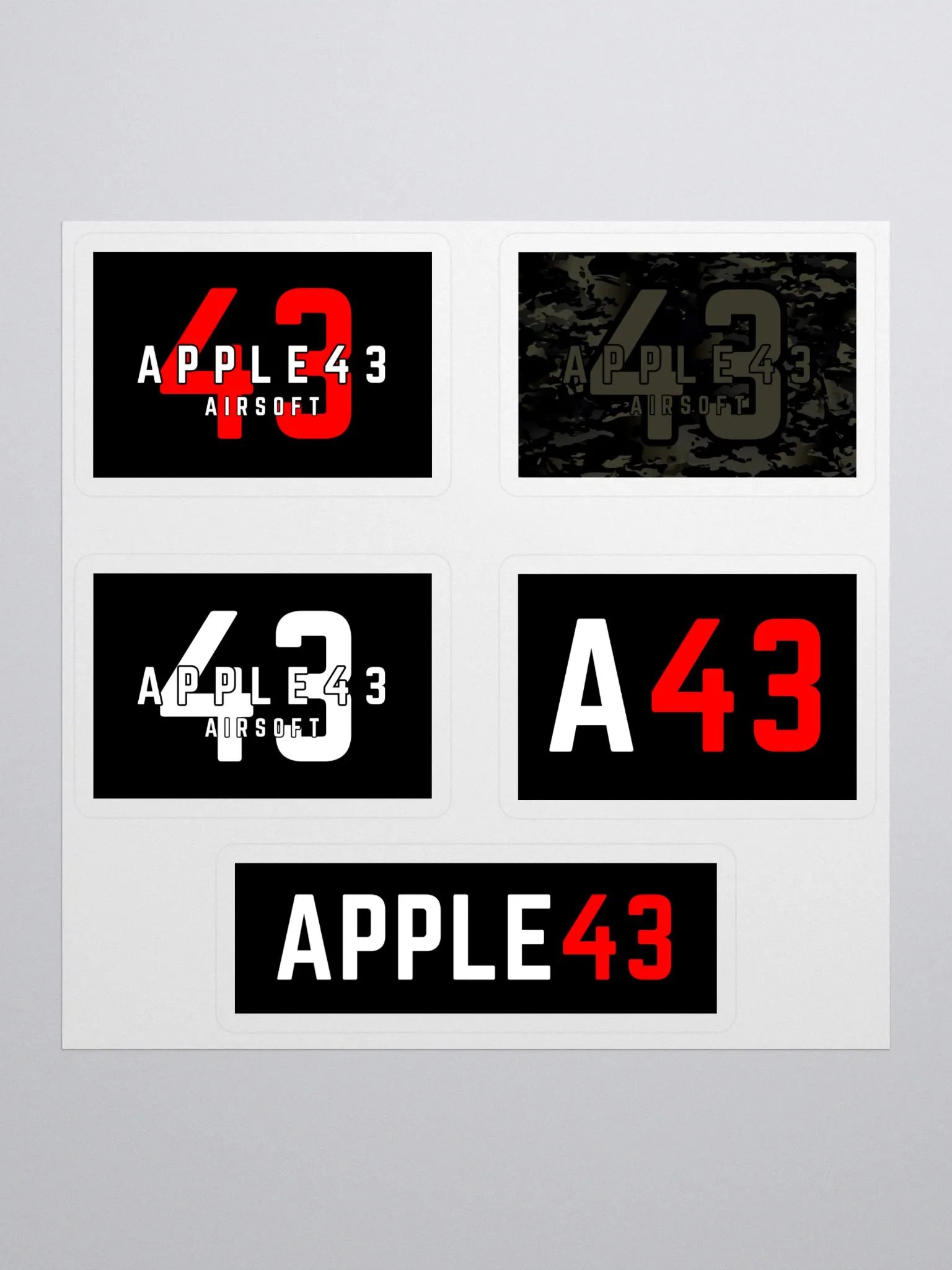 "Apple43" Kiss Cut Sticker Collection product image (1)