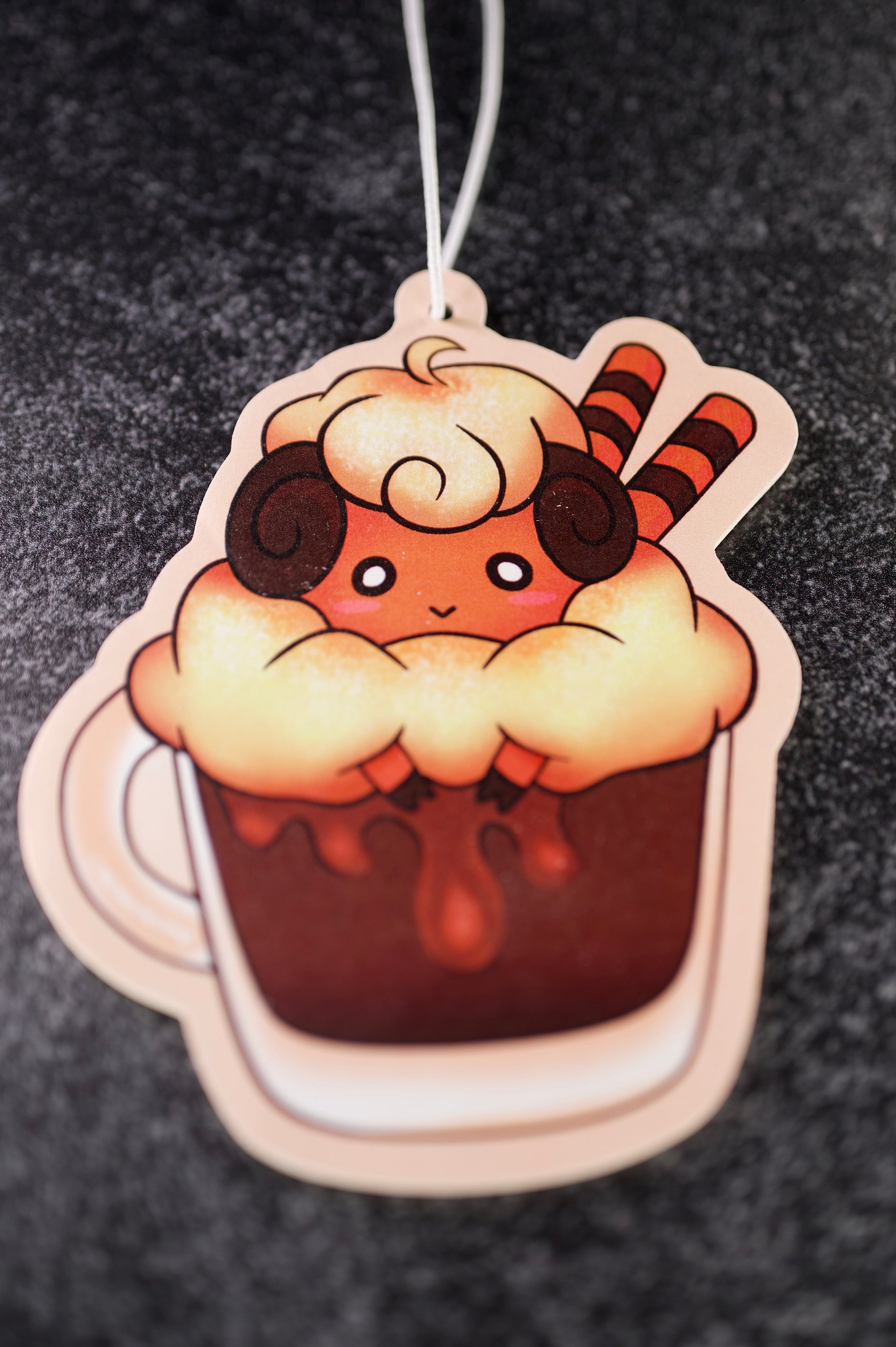 Air Freshener - Zodiac Drink - Cappuccino Lamb w/ Coffee Cookie Sticks product image (2)