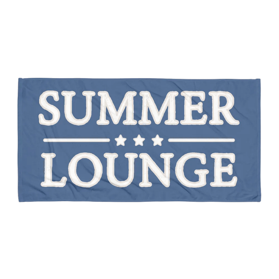 SUMMER LOUNGE BLUE TOWEL - Badetuch Summer Lounge product image (1)