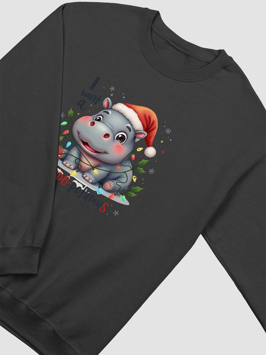 🎄 I Want a Hippopotamus for Christmas Sweatshirt product image (4)