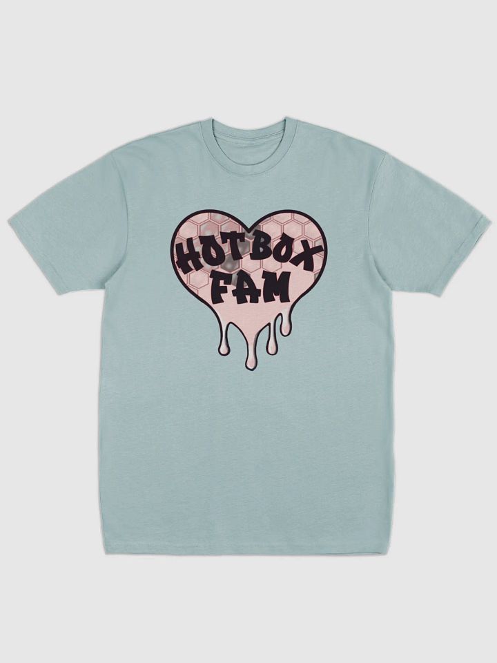UNISEX HOT BOX FAM PALE PINK HONEY COMB TEE product image (2)