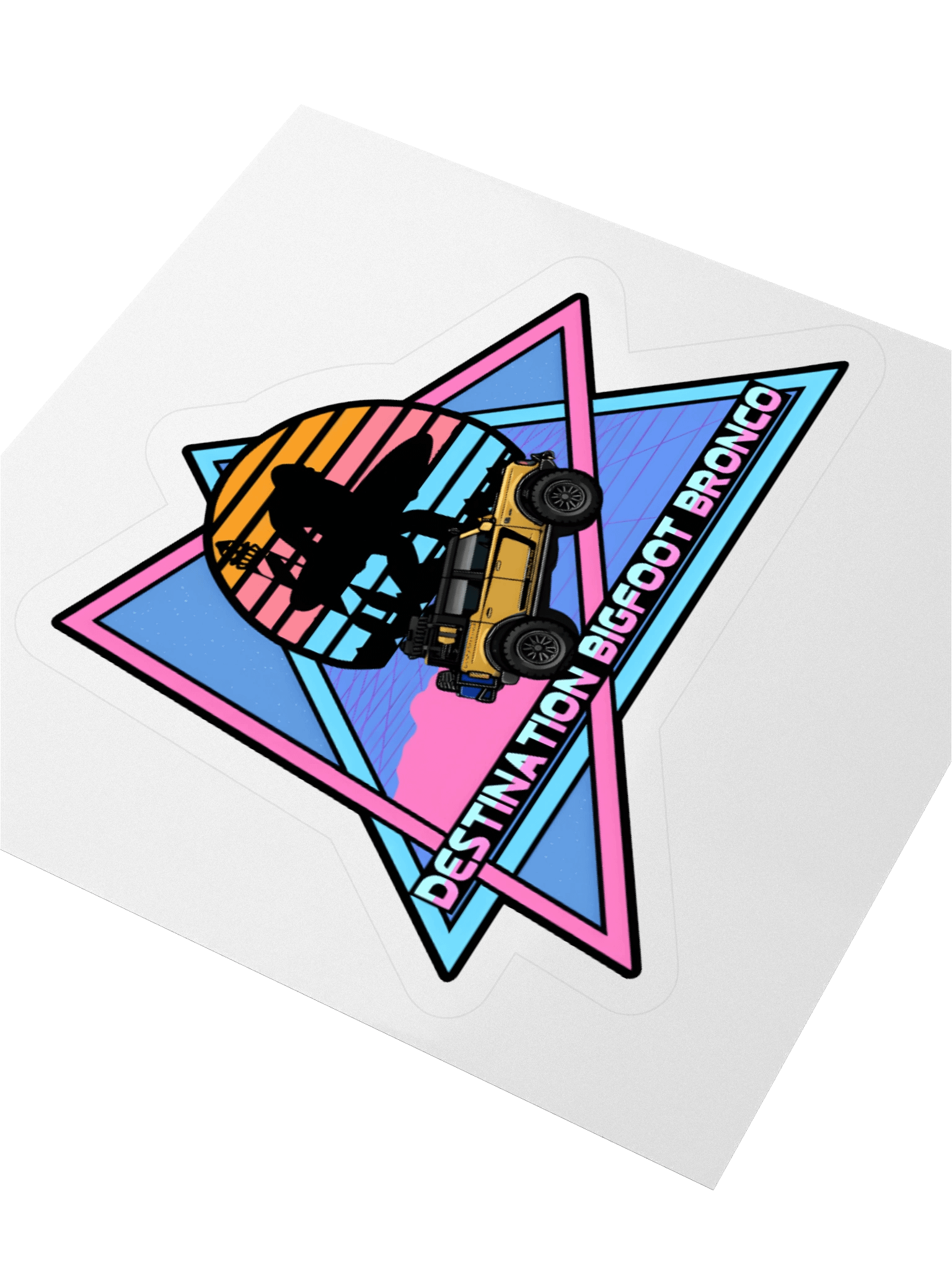Destination Bigfoot Bronco JC Edition Retro-Inspired Decal (Multiple Sizes Available) product image (7)