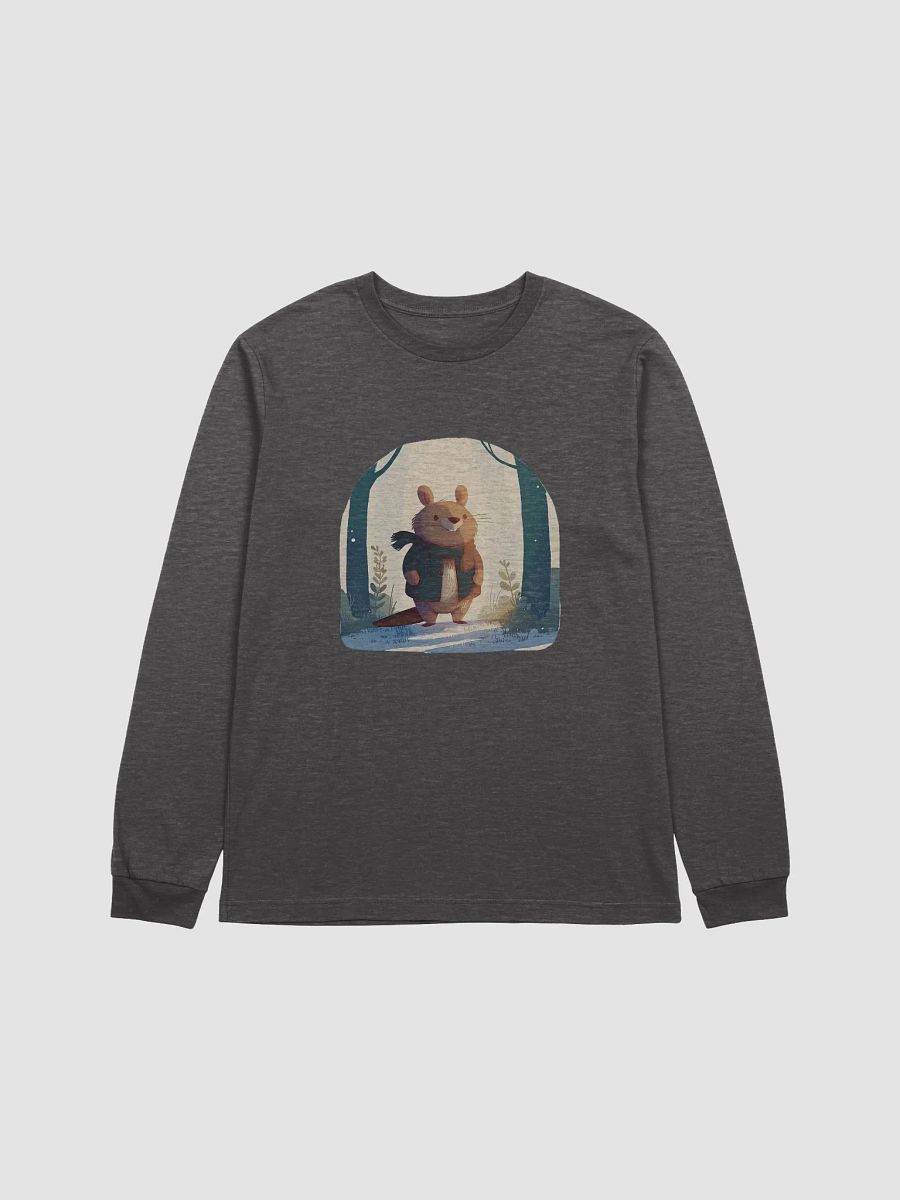 Cozy Winter Beaver Long Sleeve Tee product image (1)