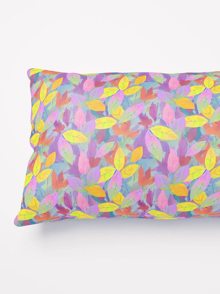 Yellow Pink Leaves Pillow product image (8)