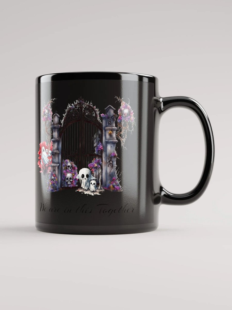 Skull Gate Black Glossy Mug product image (2)
