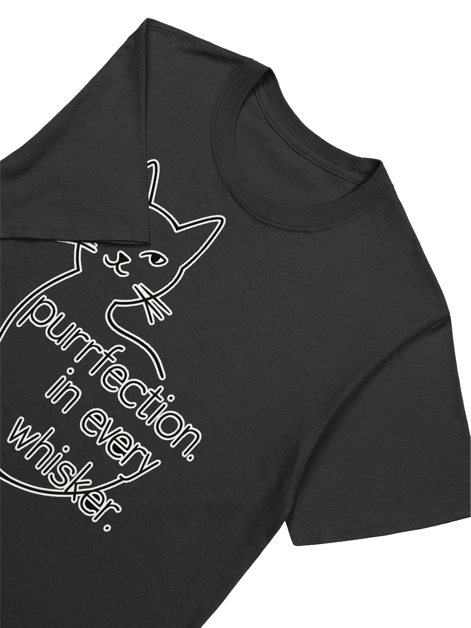 Cat Lover - Purrfection in Simplicity - A Cat's Elegance T-Shirt product image (18)