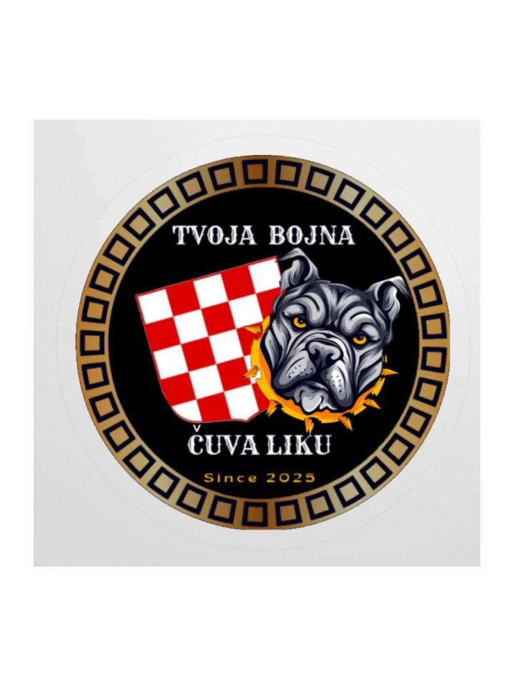 Tvoja Bojna Čuva Liku Kiss Cut Stickers product image (1)
