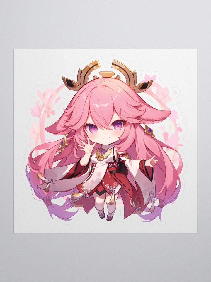 Yae Miko Genshin Impact Vinyl Sticker product image (1)