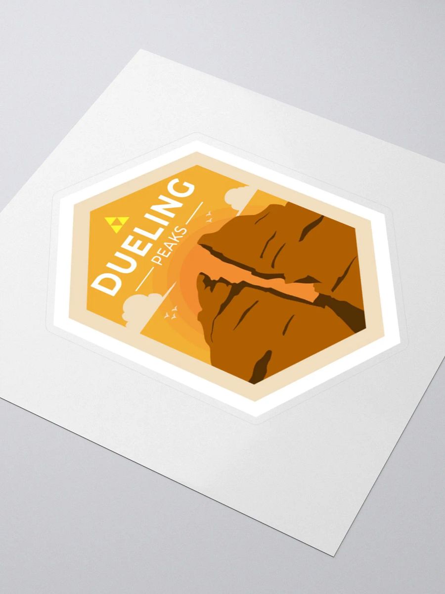 Dueling Peaks National Park Sticker product image (6)