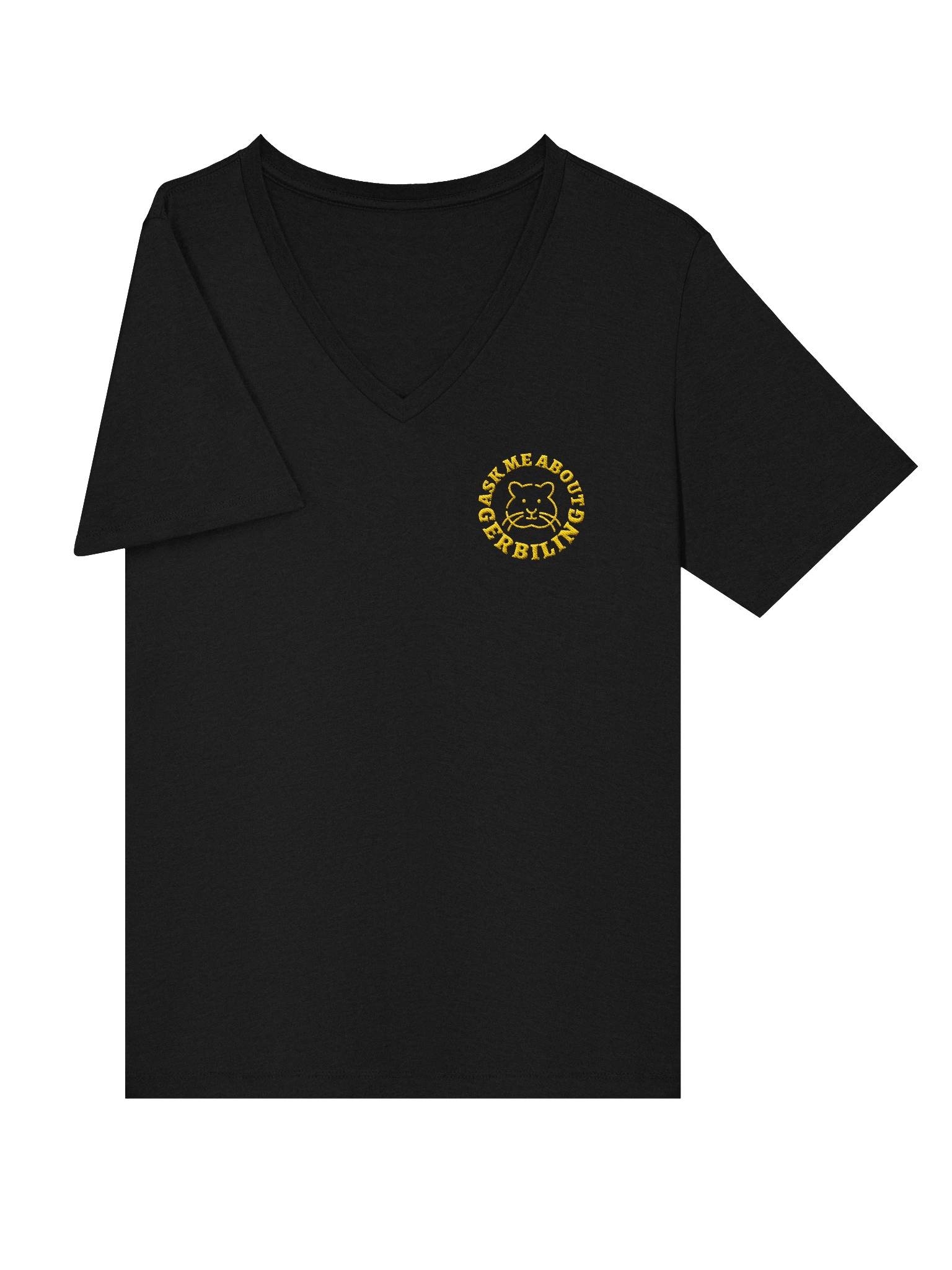Ask me about Gerbiling T-shirt - V-neck product image (21)