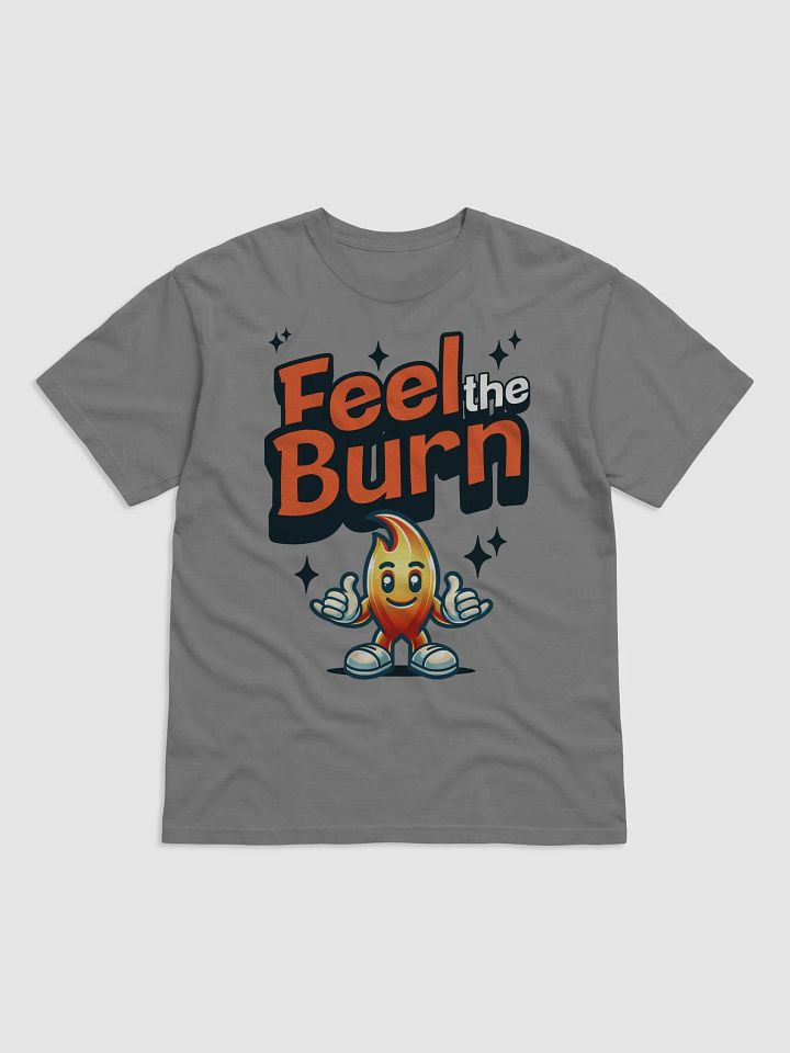 Feel the Burn Flame Graphic Tee product image (6)