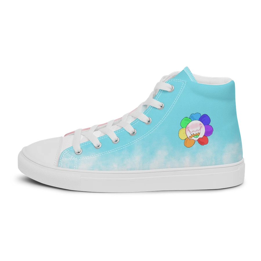 Pastel Blue, Pink and White Flower Sneakers product image (6)