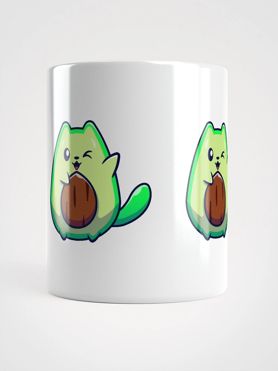 Winking Kawaii Avocado Cat Mug product image (5)