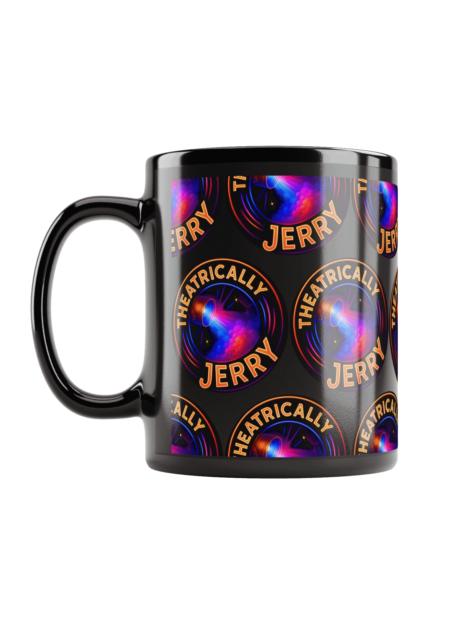 Limited Edition Theatrically Jerry Obsidian Black Coffee Mug product image (12)