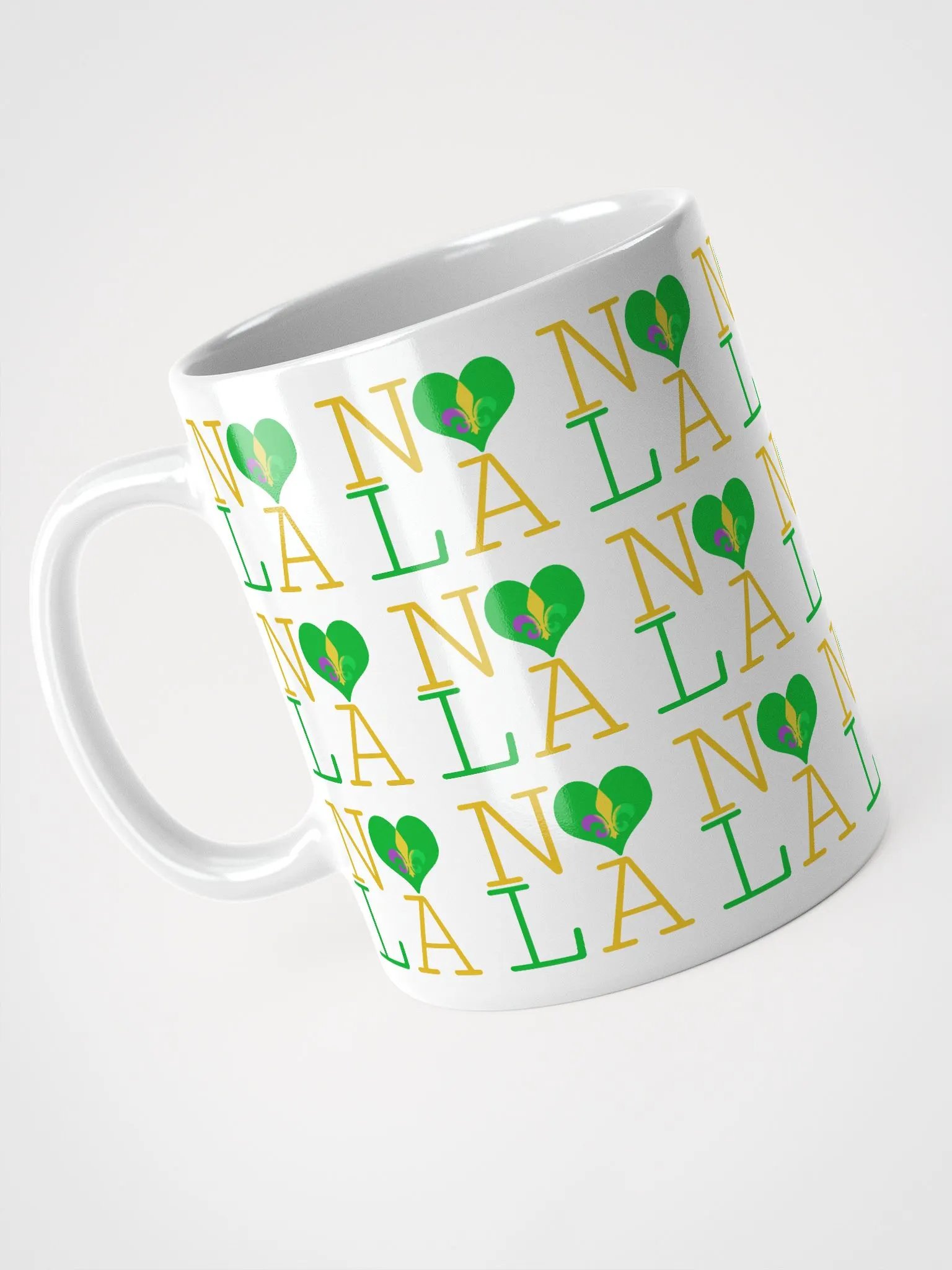 I LOVE NOLA **LEGACY MUG** (MARDI GRAS 2 FULL INFINITY) product image (9)