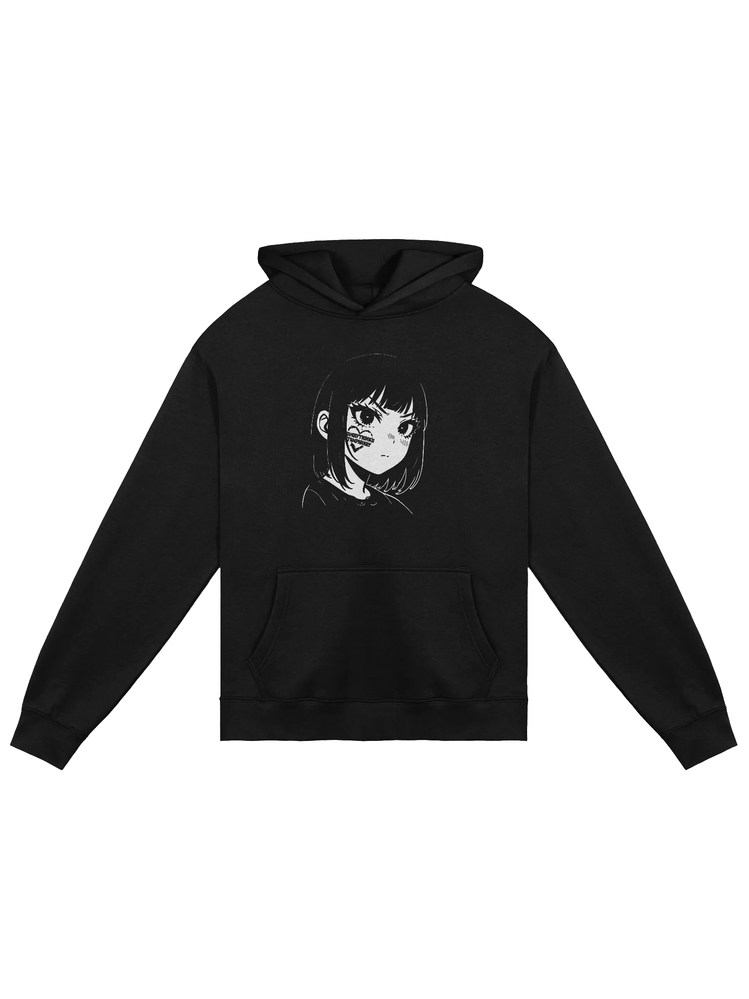 Lover's Tattoo Oversized Hoodie product image (1)